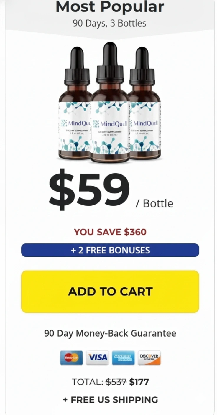 MindQuell  3 bottles